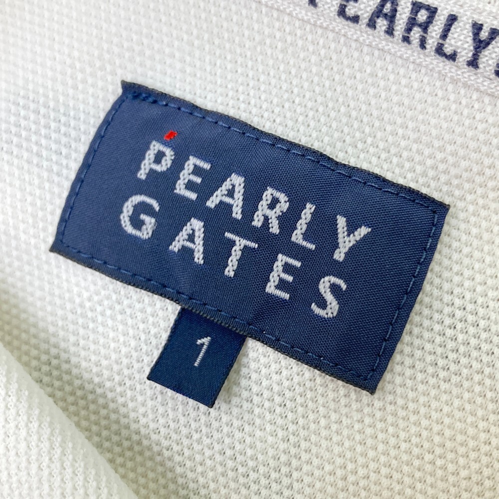 【1円】PEARLY GATES パーリーゲイツ 半袖ポロシャツ ホワイト系 1 [240101084183] レディース_画像3