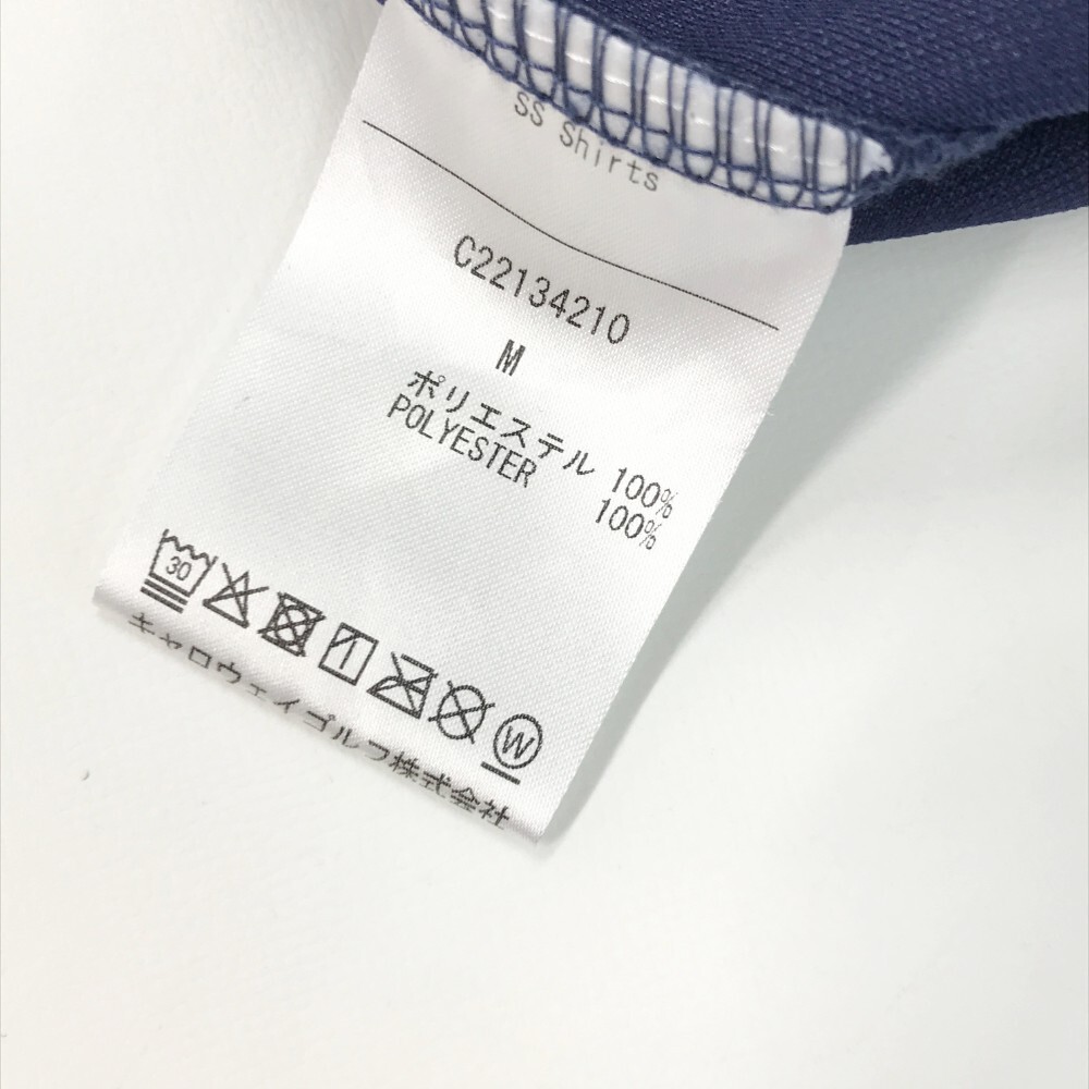 【1円】CALLAWAY キャロウェイ 2022年モデル 半袖ポロシャツ 総 ネイビー系 M [240101108253] レディースの画像6