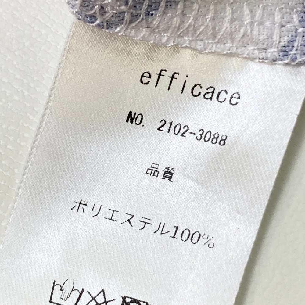 【1円】EFFICACE エフィカス 半袖ポロシャツ 総 パープル系 3 [240101117154] レディース_画像4