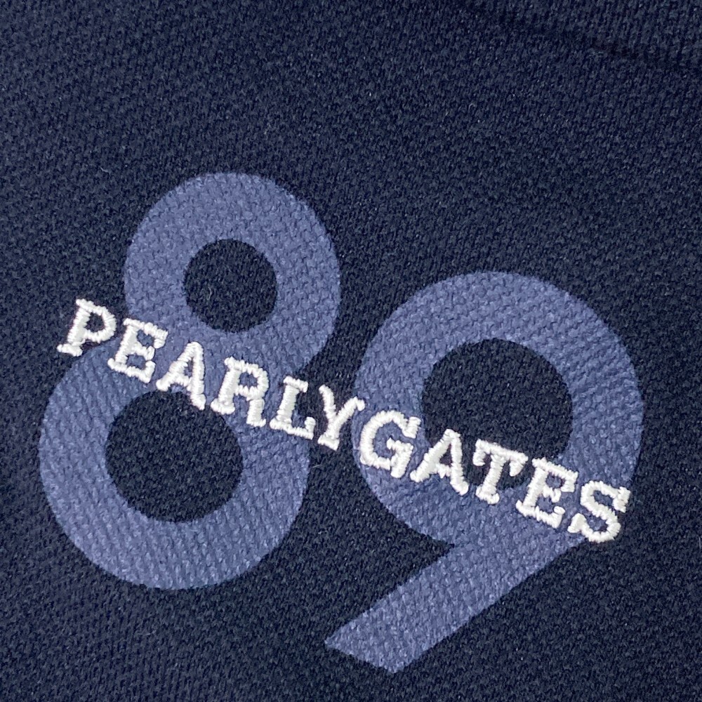 PEARLY GATES パーリーゲイツ ハイネック 半袖Tシャツ ネイビー系 0 [240101132278] ゴルフウェア レディース_画像3