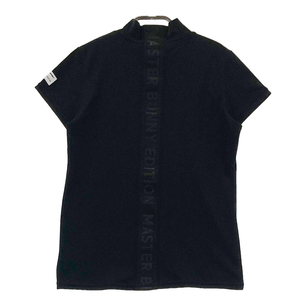 MASTER BUNNY EDITION マスターバニーエディション ハイネック半袖Tシャツ ブラック系 0 [240101066128] ゴルフウェア レディースの画像2