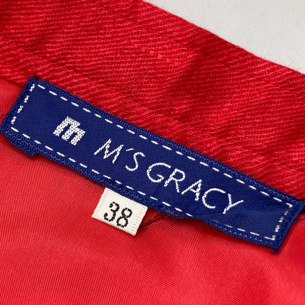 MS GRACY エムズグレイシー スカート レッド系 38 [240001418576] レディース_画像4