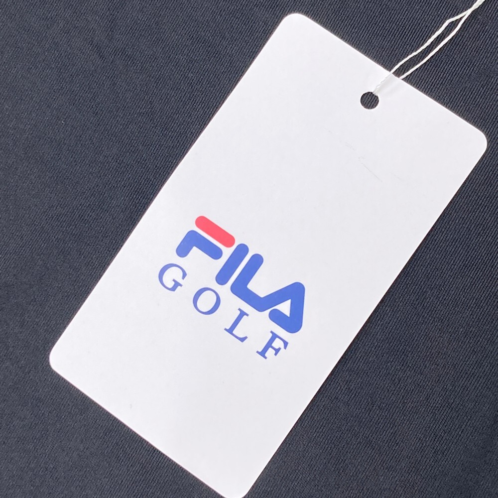 【新品】FILA GOLF フィラゴルフ ハイネック 長袖 インナー Tシャツ ブラック系 M [240101167936] ゴルフウェア メンズ_画像3