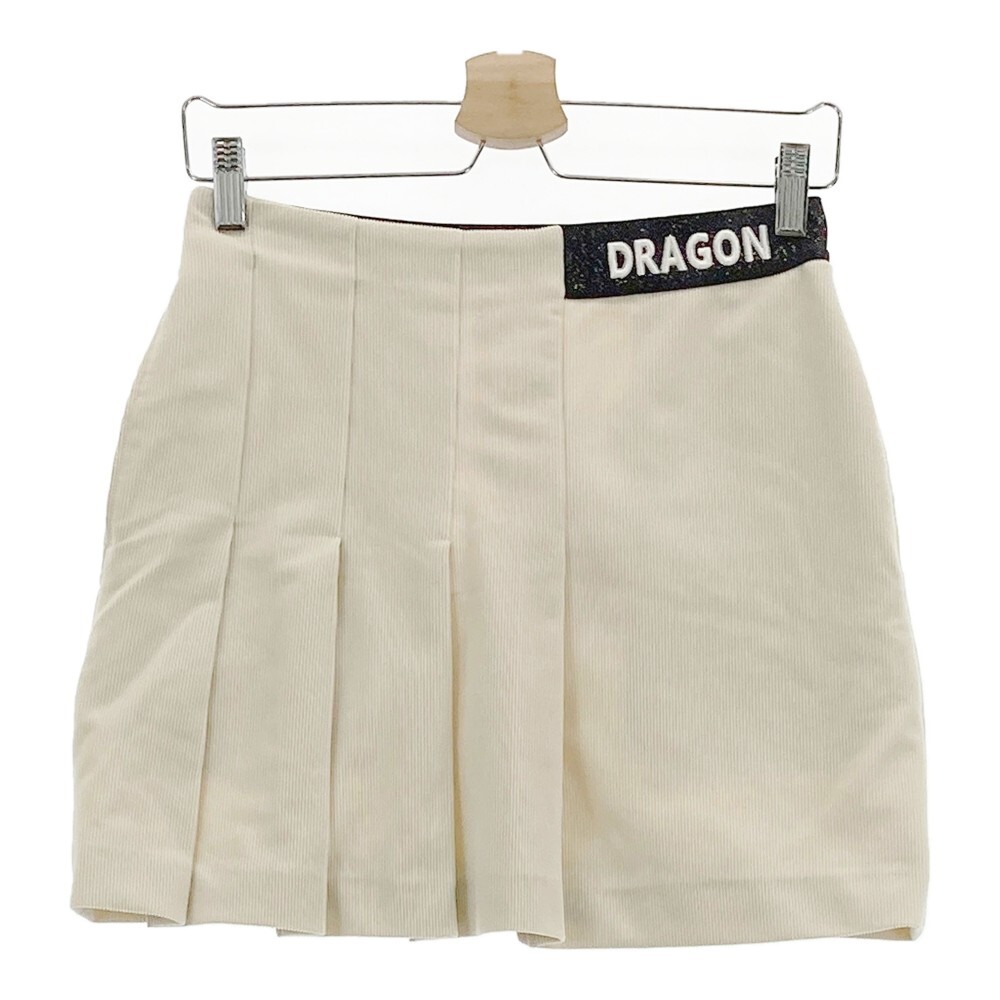 DANCE WITH DRAGON ダンスウィズドラゴン ストレッチ プリーツスカート ベージュ系 2 [240101113958] ゴルフウェア レディース