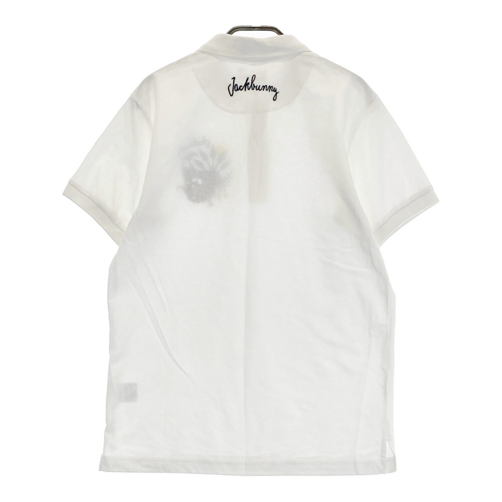 JACK BUNNY ジャックバニー 半袖ポロシャツ ホワイト系 4 [240101170576] ゴルフウェア メンズ_画像2