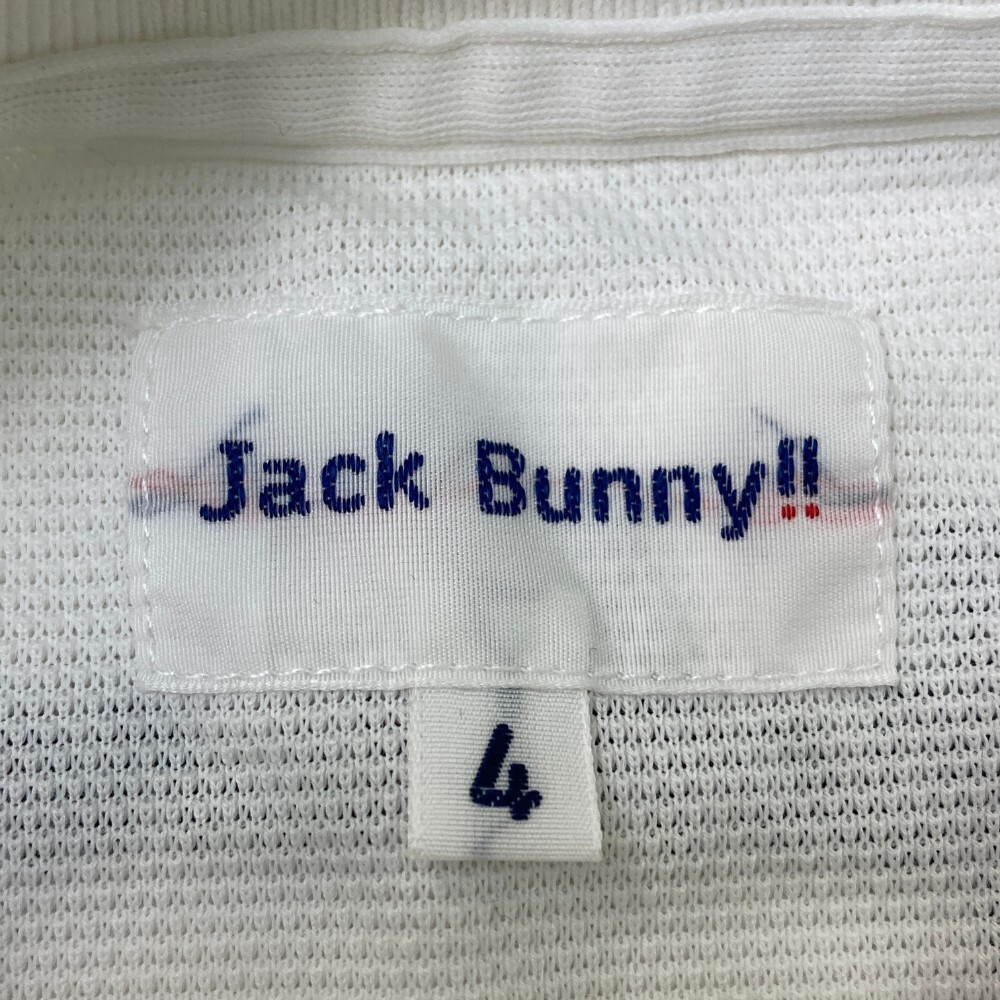 JACK BUNNY ジャックバニー 半袖ポロシャツ ホワイト系 4 [240101170576] ゴルフウェア メンズ_画像4
