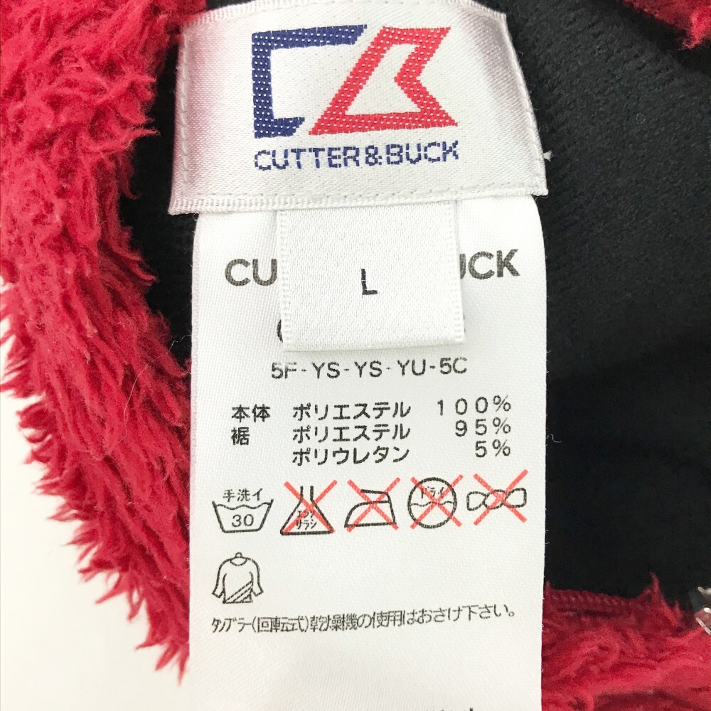 CUTTER&BUCK カッターアンドバック リバアーシブルベスト レッド系 L [240001727175] ゴルフウェア メンズ_画像7