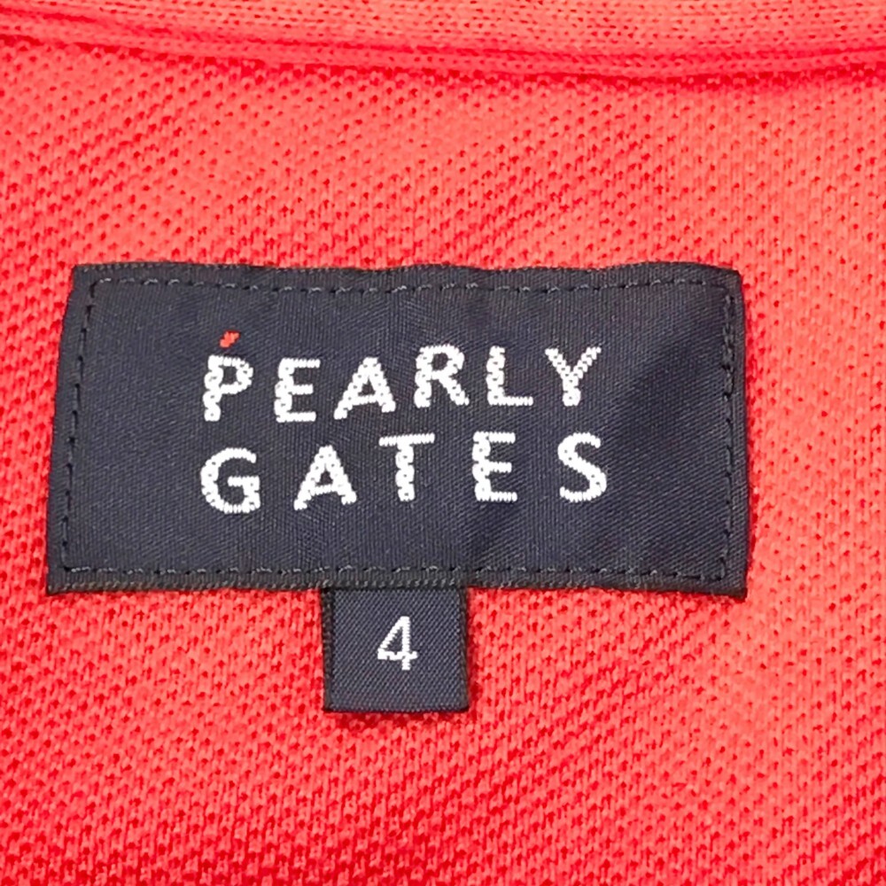 PEARLY GATES パーリーゲイツ ×PEANUTS 半袖ポロシャツ スヌーピー レッド系 4 [240001797359] ゴルフウェア メンズ_画像5
