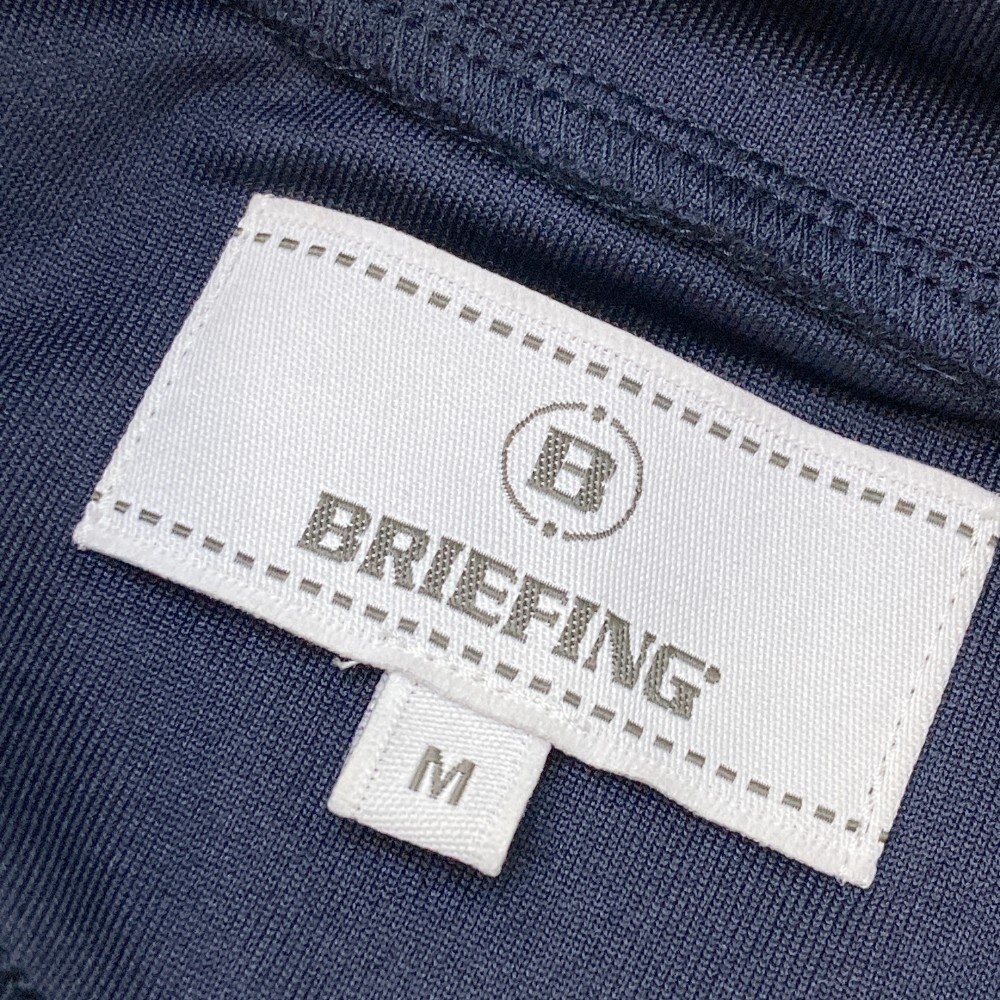 BRIEFING GOLF ブリーフィング 2023年モデル ハイネック 長袖Tシャツ ロゴ ネイビー系 M [240101168676] ゴルフウェア レディース_画像3
