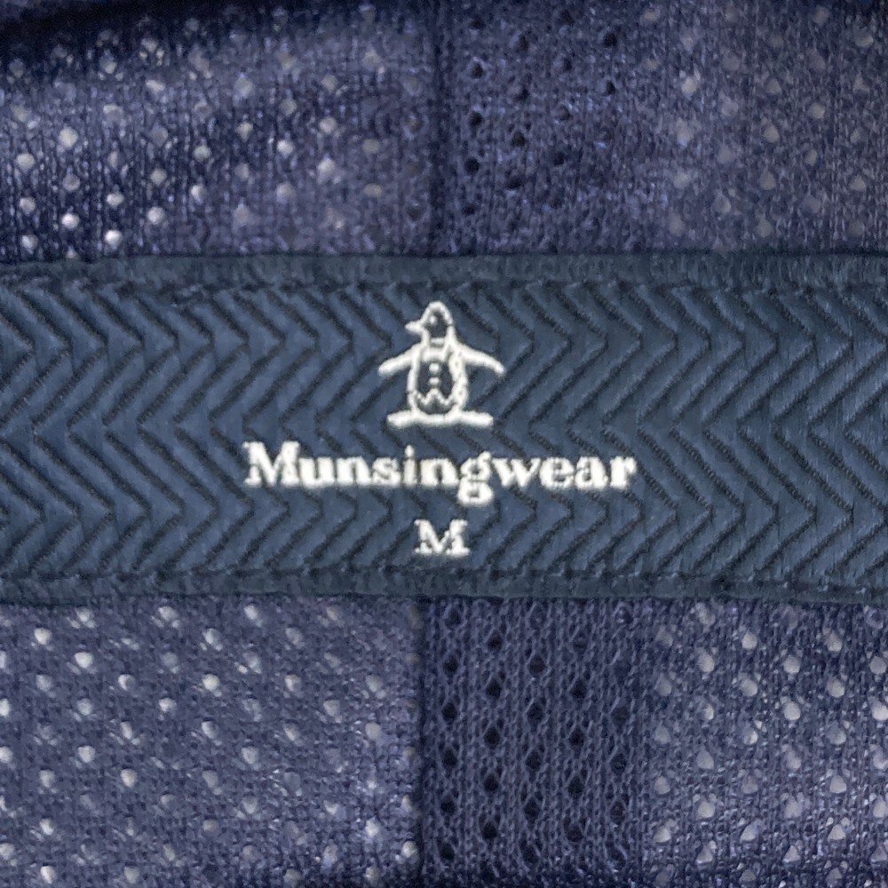 MUNSING WEAR Munsingwear wear MGMMJL53 reverse side nappy long sleeve jacket blue group M [240101165244] Golf wear men's 