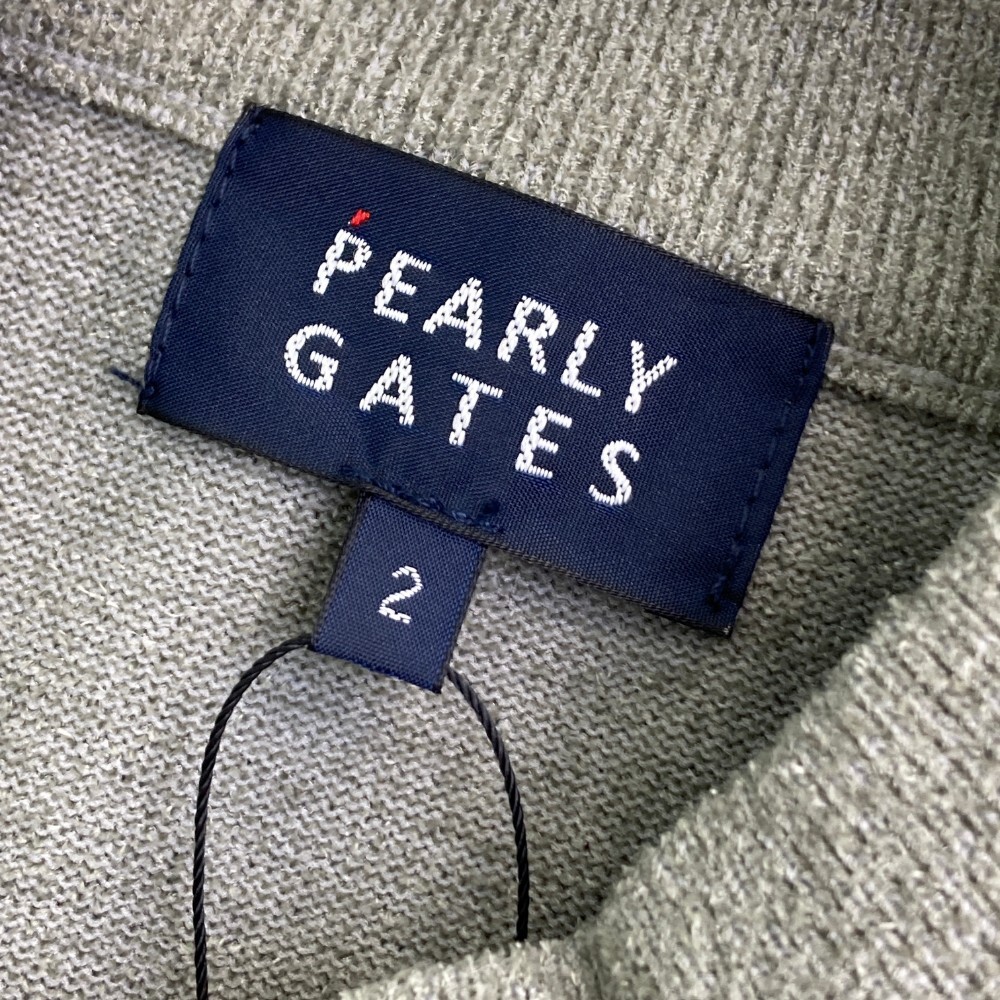 【新品】PEARLY GATES パーリーゲイツ 2023年モデル ポリエステルモール ワンピース グレー系 2 [240101169699] ゴルフウェア_画像4