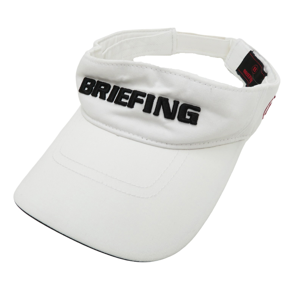 BRIEFING GOLF ブリーフィング サンバイザー ホワイト系 [240101169294] ゴルフウェアの画像1