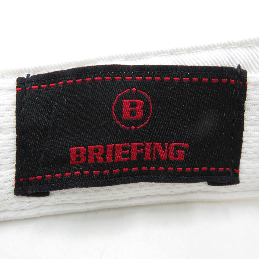 BRIEFING GOLF ブリーフィング サンバイザー ホワイト系 [240101169294] ゴルフウェアの画像6
