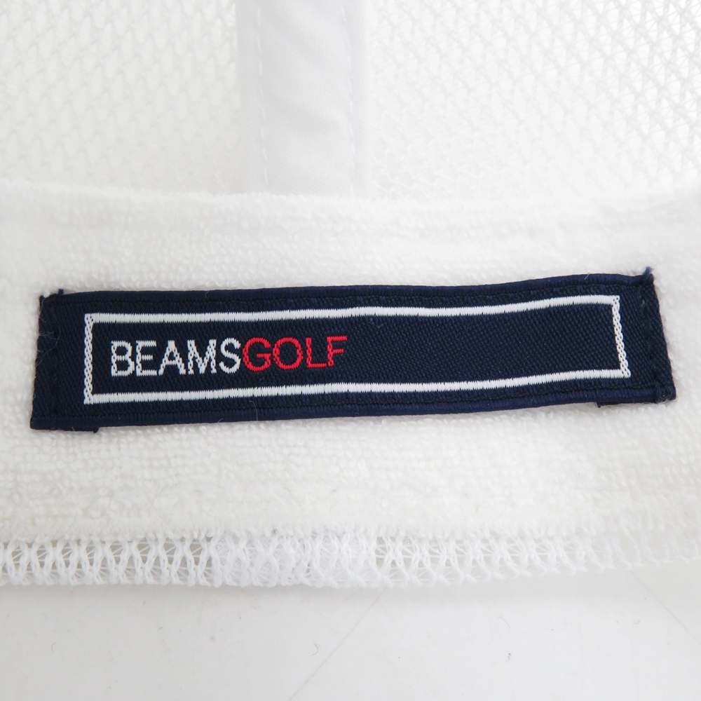 BEAMS GOLF ビームスゴルフ メッシュキャップ ホワイト系 [240101031555] ゴルフウェア_画像6