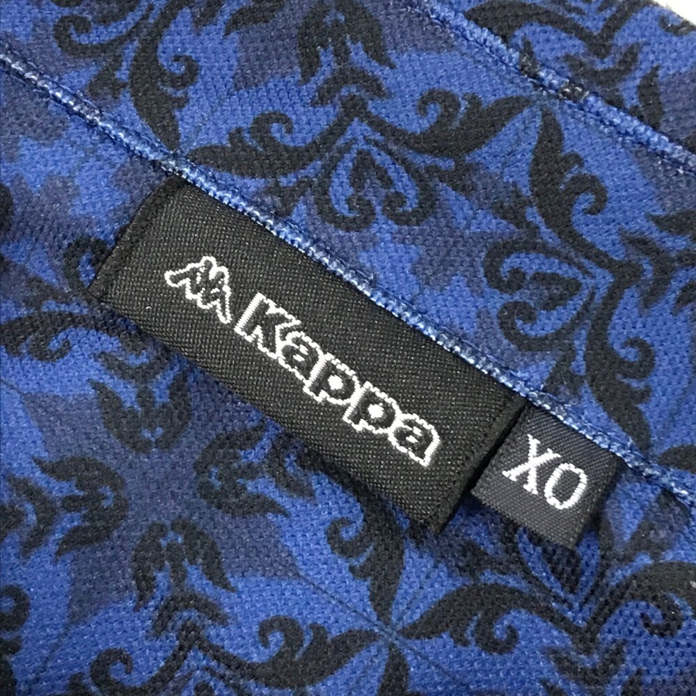 KAPPA GOLF Kappa Golf рубашка-поло с коротким рукавом кнопка down общий рисунок темно-синий серия XO [240101171581] Golf одежда мужской 