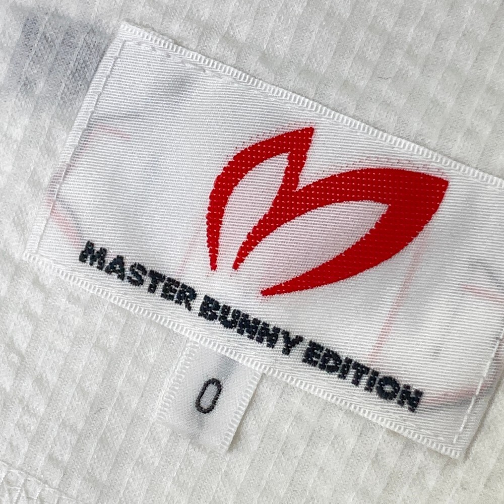 MASTER BUNNY EDITION マスターバニーエディション シアサッカー 半袖ポロシャツ ホワイト系 0 [240101088261] ゴルフウェア レディース_画像3