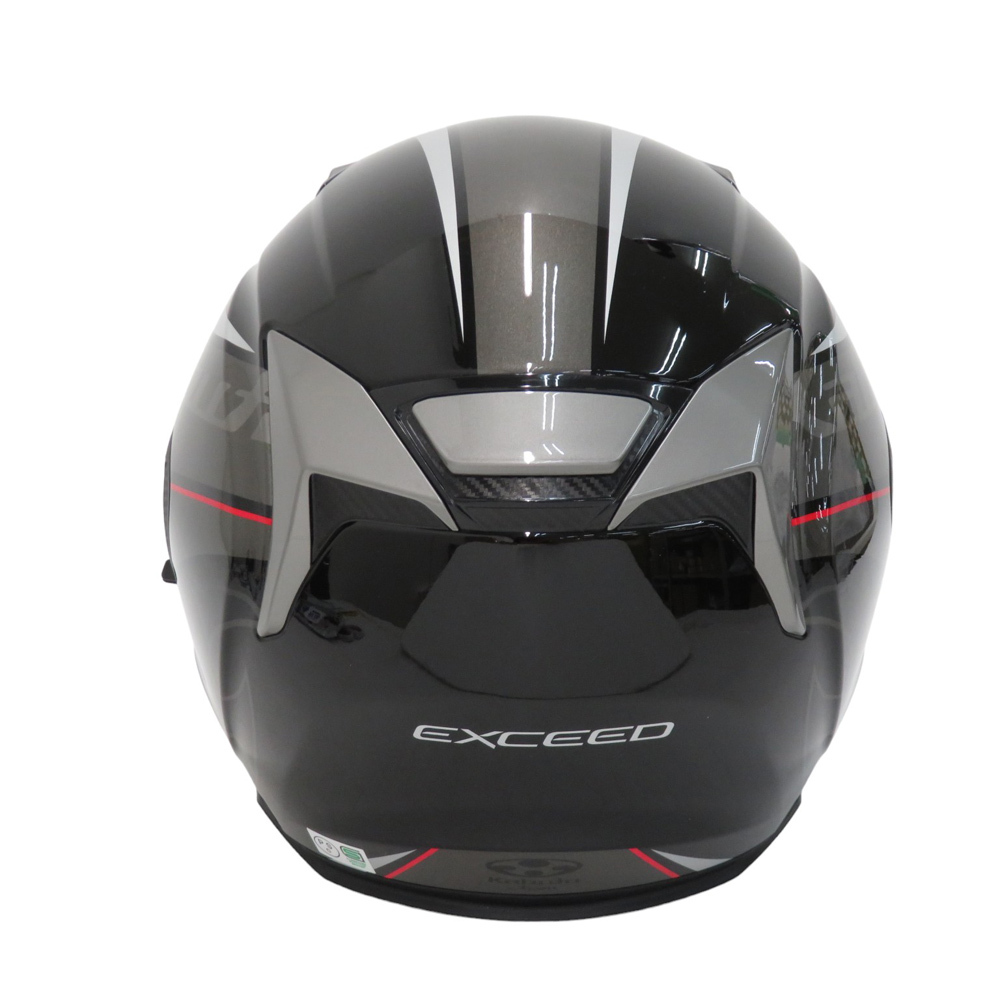 ＯＧＫ KABUTO オージーケーカブト EXCEED インナーサンシェード付 ヘルメット GLIDE ブラック系 L [240101168961] バイクウェア メンズの画像4