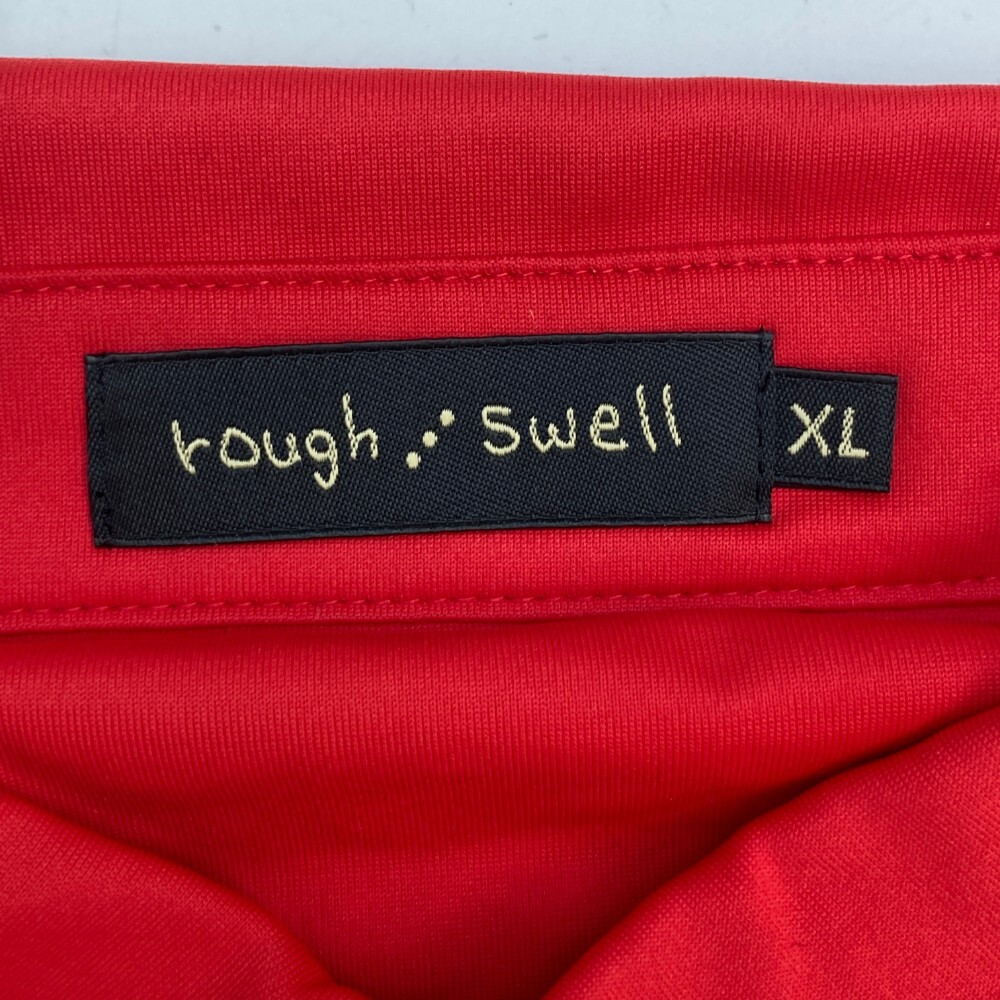ROUGH&SWELL ラフアンドスウェル 半袖ポロシャツ ボタンダウン レッド系 XL [240101172977] ゴルフウェア メンズ_画像3