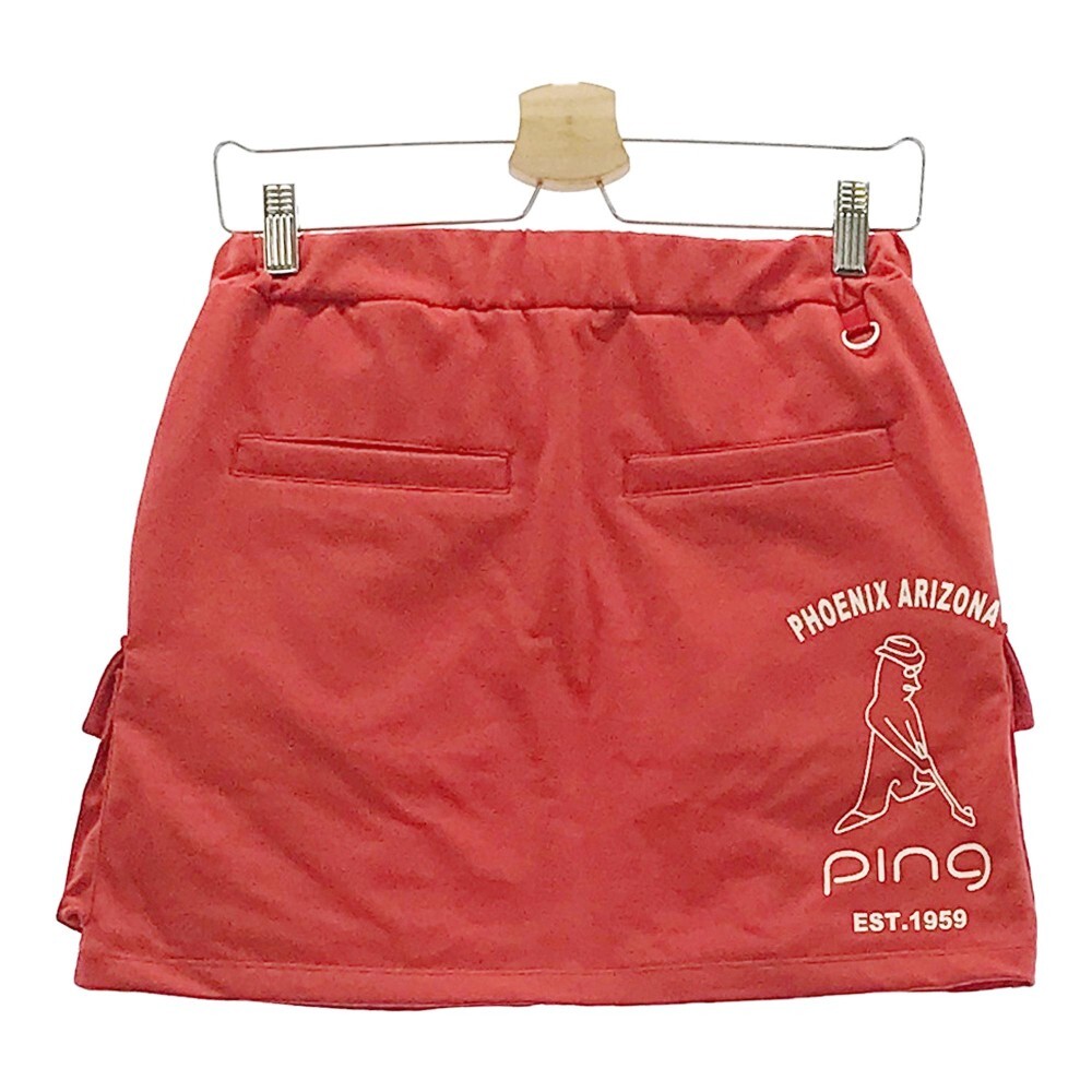 [1 jpy ]PING pin 2022 year of model sweat skirt red group S [240001941065] lady's 