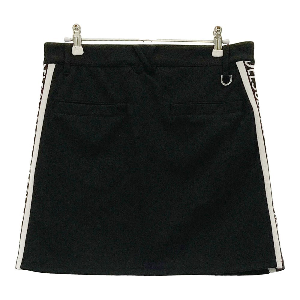 [1 jpy ]DELSOL Delsol sweat skirt side Logo black group M [240101120016] lady's 
