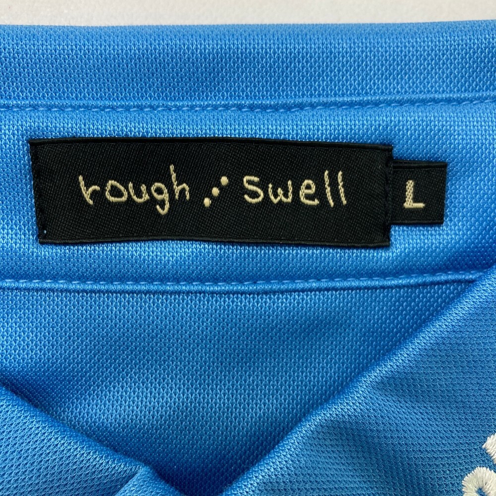 ROUGH&SWELL ラフアンドスウェル 半袖ポロシャツ ボタンダウン ブルー系 L [240101172738] ゴルフウェア メンズの画像4