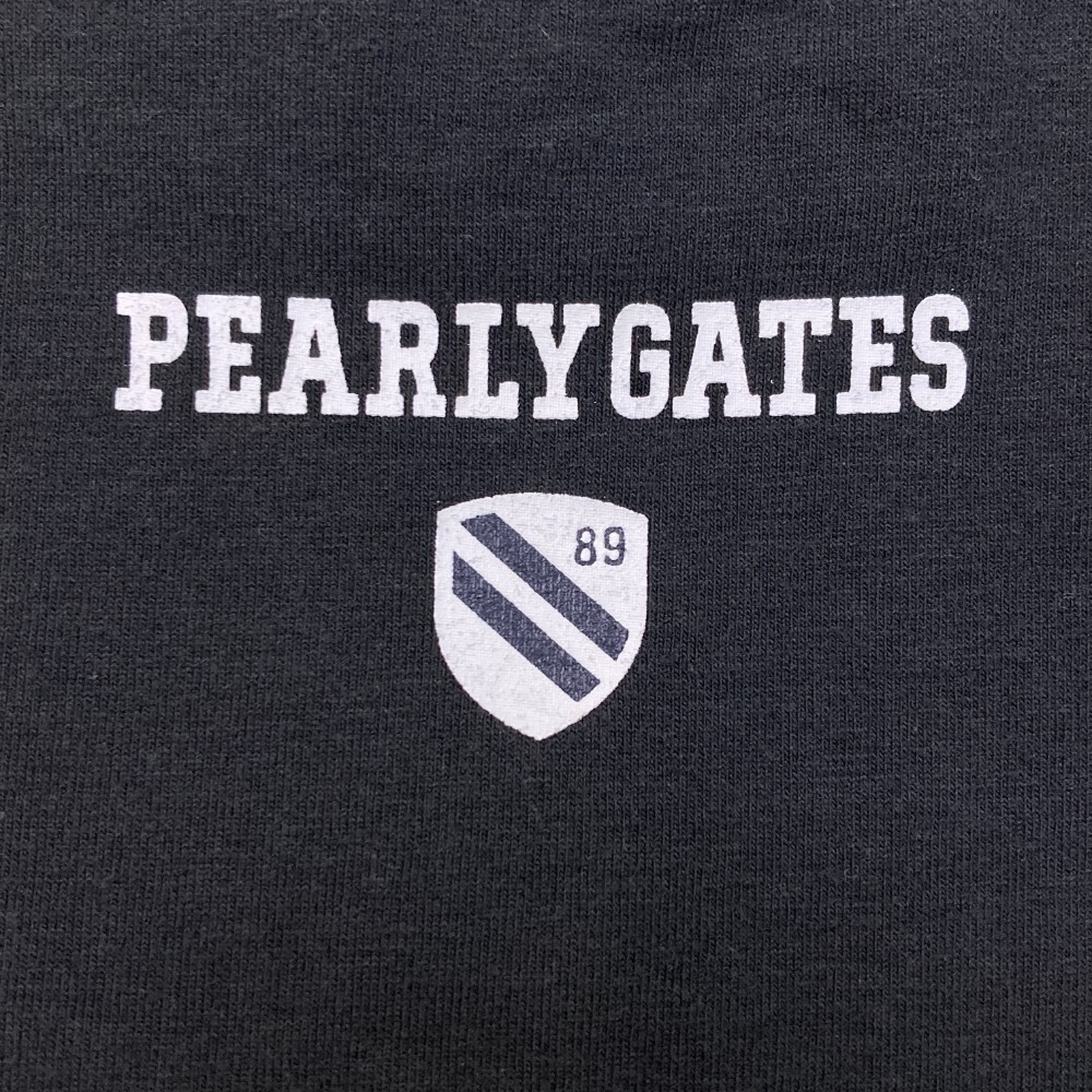 PEARLY GATES パーリーゲイツ ハイネック 半袖Tシャツ ネイビー系 1 [240101173014] ゴルフウェア レディース_画像3