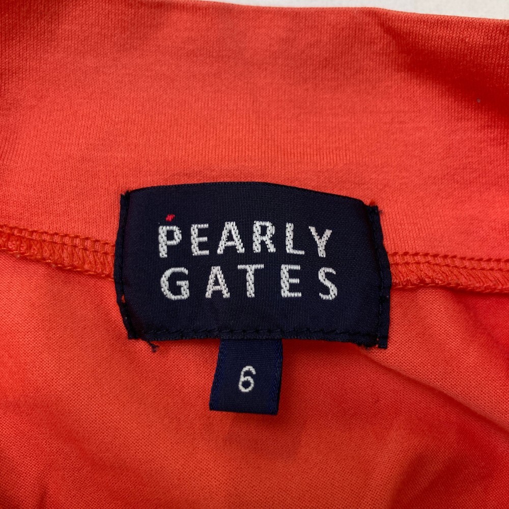 PEARLY GATES パーリーゲイツ ハイネック 半袖Tシャツ オレンジ系 6 [240101174121] ゴルフウェア メンズ_画像3