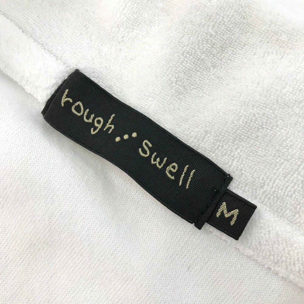 ROUGH&SWELL ラフアンドスウェル 2022年モデル パイル 半袖ポロシャツ スキッパー ホワイト系 M [240101175433] ゴルフウェア メンズの画像5
