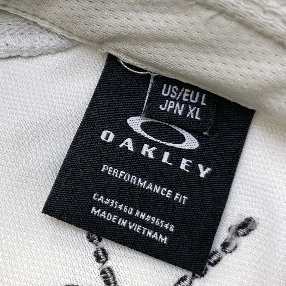 OAKLEY オークリー FOA405350 2023年モデル 半袖ポロシャツ ホワイト系 XL [240101174488] ゴルフウェア メンズ_画像3