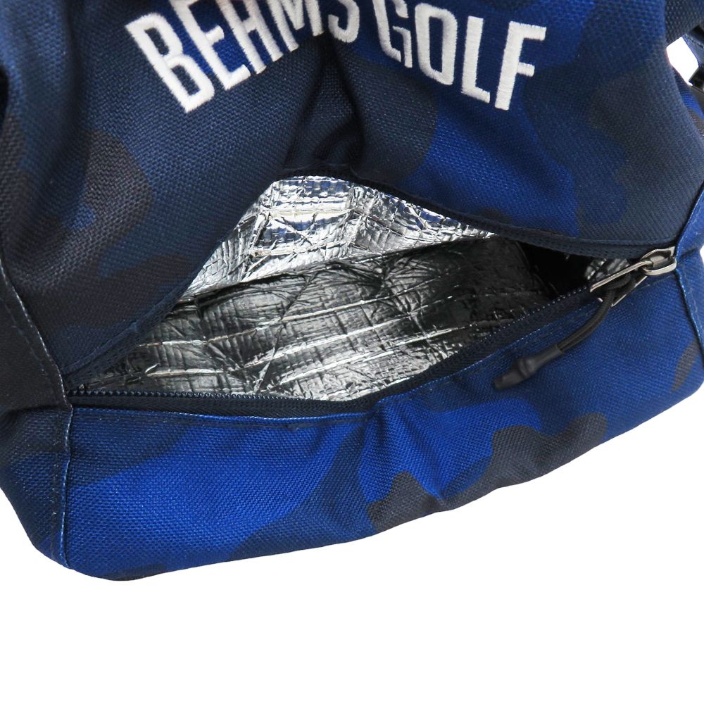BEAMS GOLF ビームスゴルフ 2022年モデル 保冷 カートバッグ カモフラ柄 ブルー系 [240101171023] ゴルフウェア_画像6
