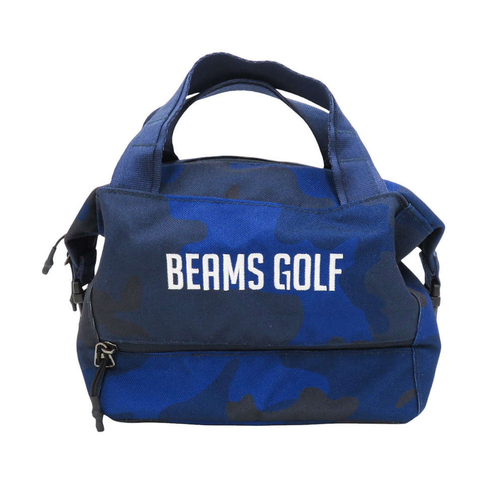 BEAMS GOLF ビームスゴルフ 2022年モデル 保冷 カートバッグ カモフラ柄 ブルー系 [240101171023] ゴルフウェア_画像1