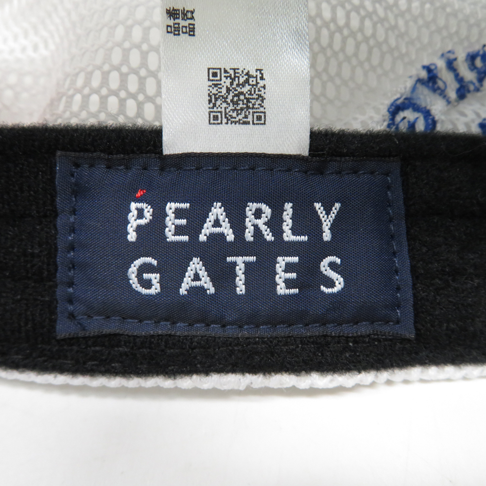 PEARLY GATES パーリーゲイツ 2023年モデル 053-3287603 メッシュキャップ ボーダー柄 ネイビー系 FR [240101127968] ゴルフウェア_画像6