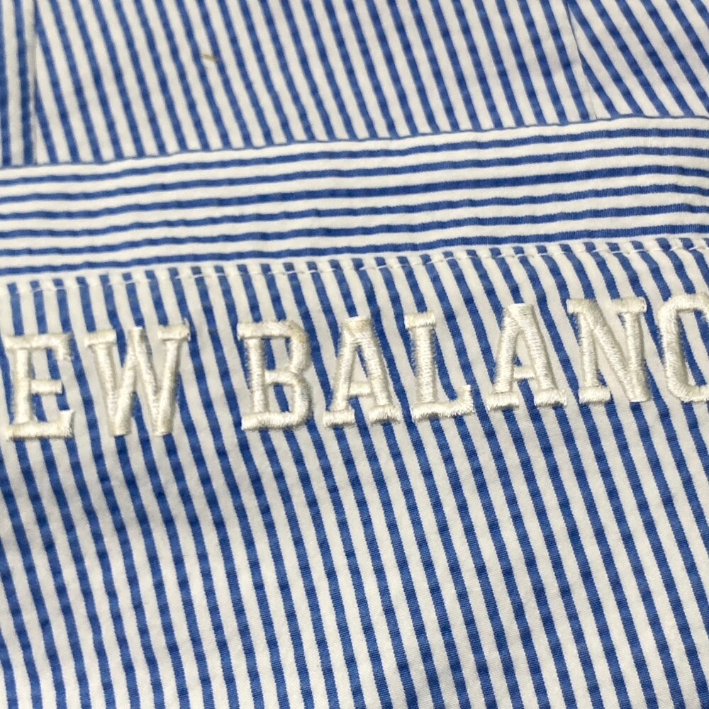 NEW BALANCE ニューバランス シアサッカーパンツ ストライプ柄 ブルー系 6 [240101173214] ゴルフウェア メンズの画像7