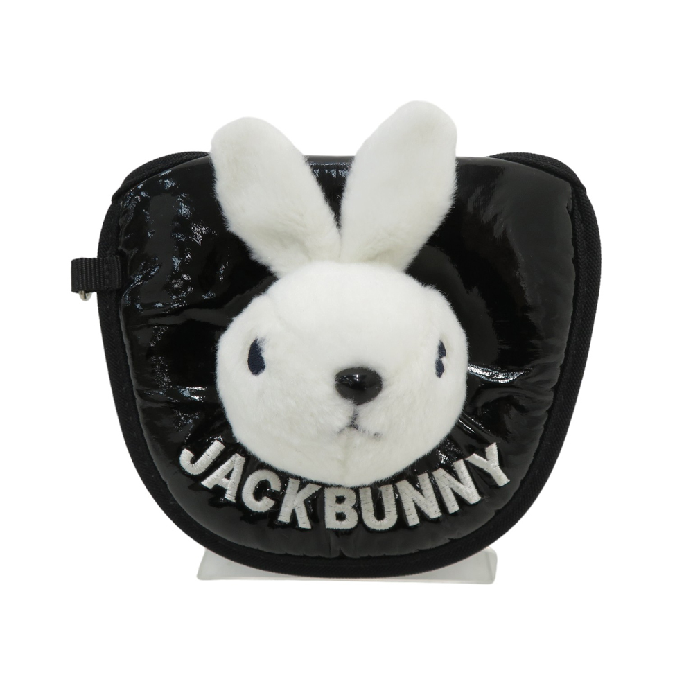 JACK BUNNY ジャックバニー ヘッドカバー マレット型 ラビット ブラック系 PT [240101171229] ゴルフウェアの画像1