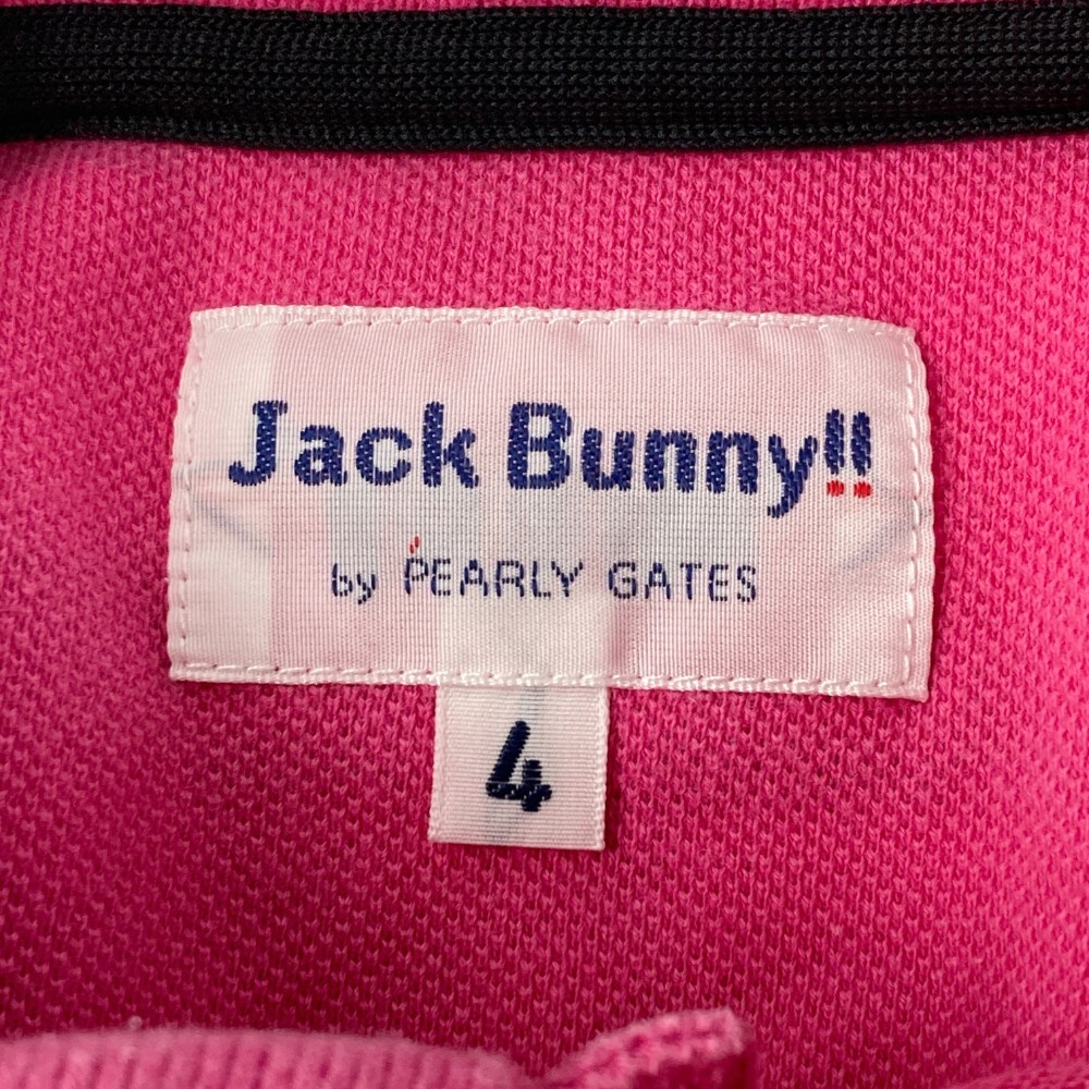 【1円】JACK BUNNY ジャックバニー 半袖ポロシャツ ピンク系 4 [240001910281] メンズの画像5