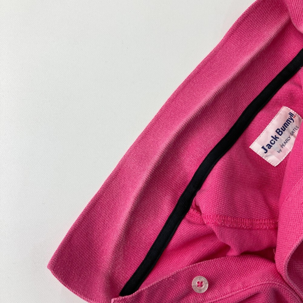 【1円】JACK BUNNY ジャックバニー 半袖ポロシャツ ピンク系 4 [240001910281] メンズの画像7