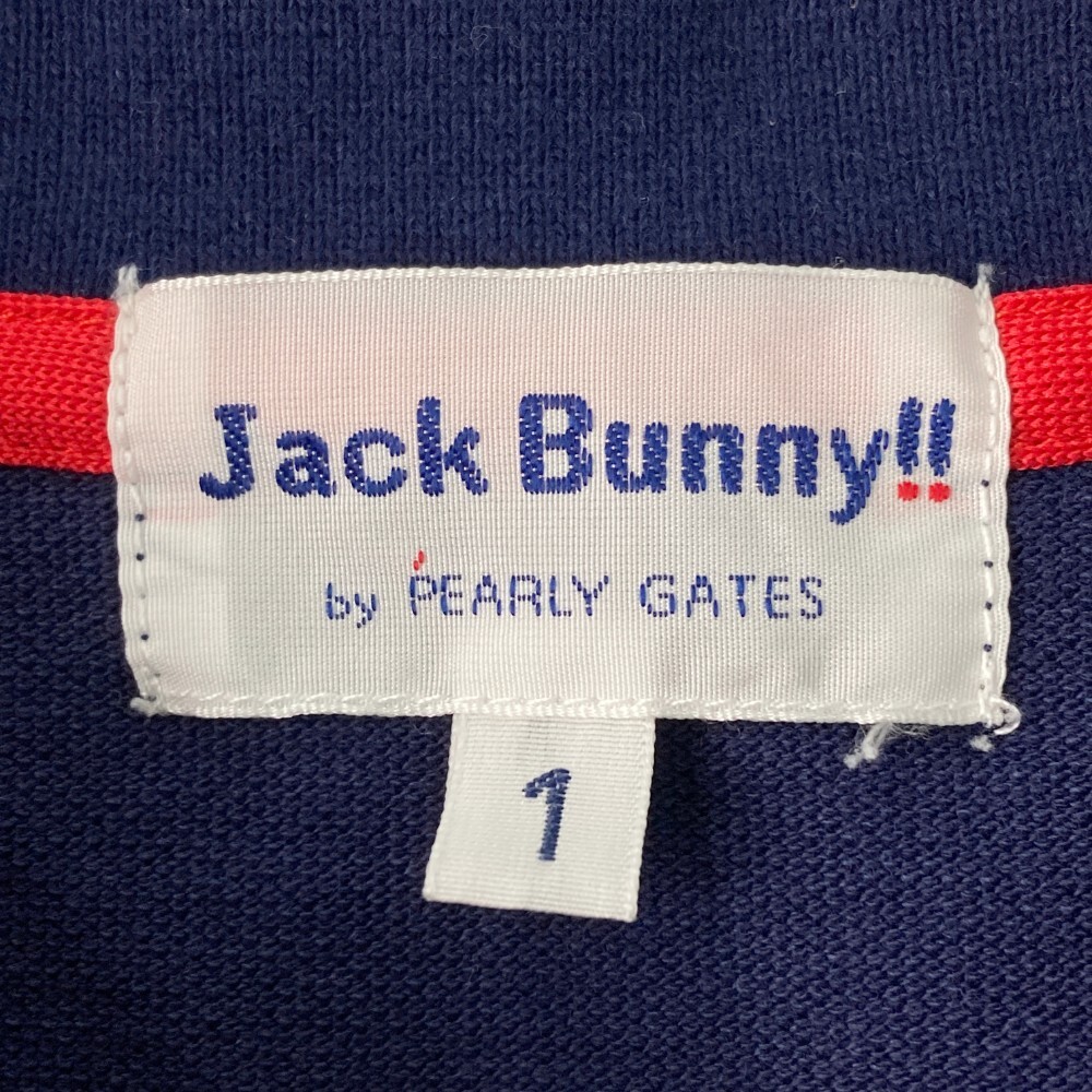 【1円】JACK BUNNY ジャックバニー 半袖ポロシャツ ワッペン ネイビー系 1 [240001915243] レディース_画像5
