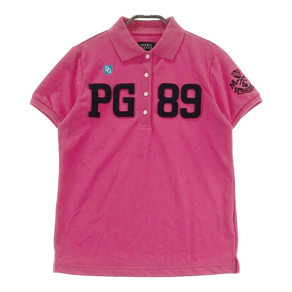 【1円】PEARLY GATES パーリーゲイツ 半袖ポロシャツ ピンク系 0 [240001918613] レディースの画像1