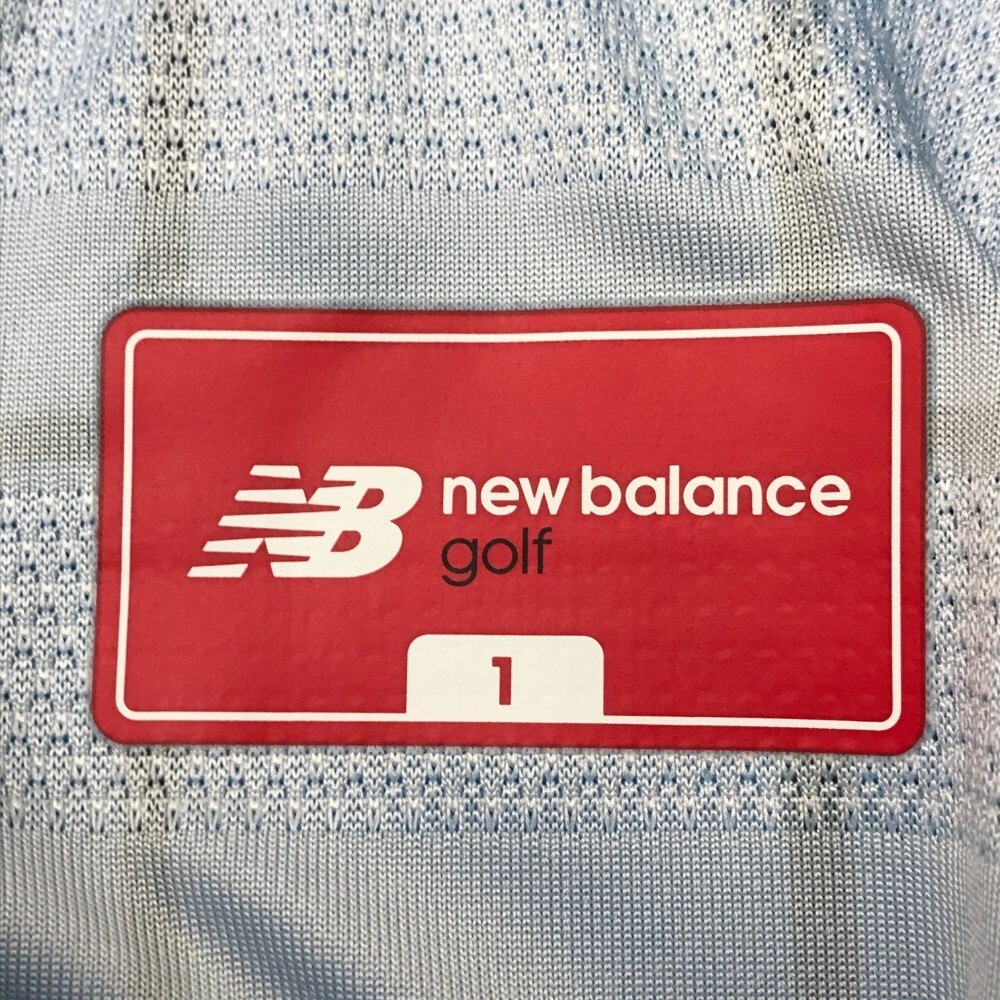 【1円】NEW BALANCE ニューバランス 半袖ポロシャツ 総柄 ホワイト系 1 [240001966298] レディースの画像6