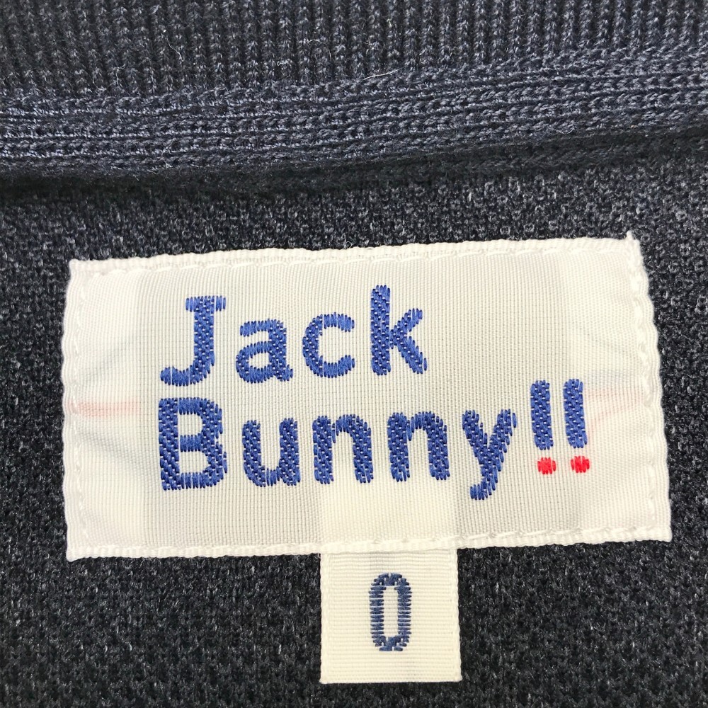【1円】JACK BUNNY ジャックバニー 263-0260680 半袖ポロシャツ ワッペン ネイビー系 0 [240001976722] レディースの画像6