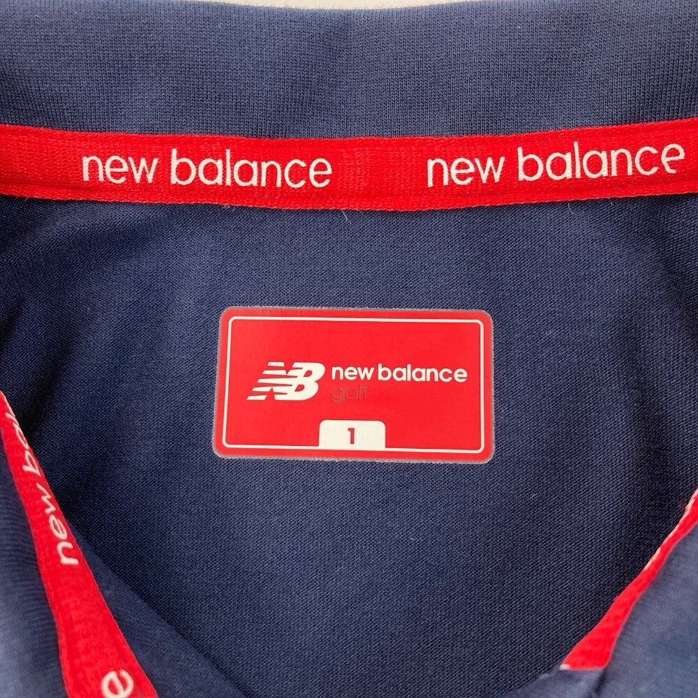 【1円】NEW BALANCE ニューバランス 半袖ポロシャツ ネイビー系 1 [240001983491] レディース_画像6