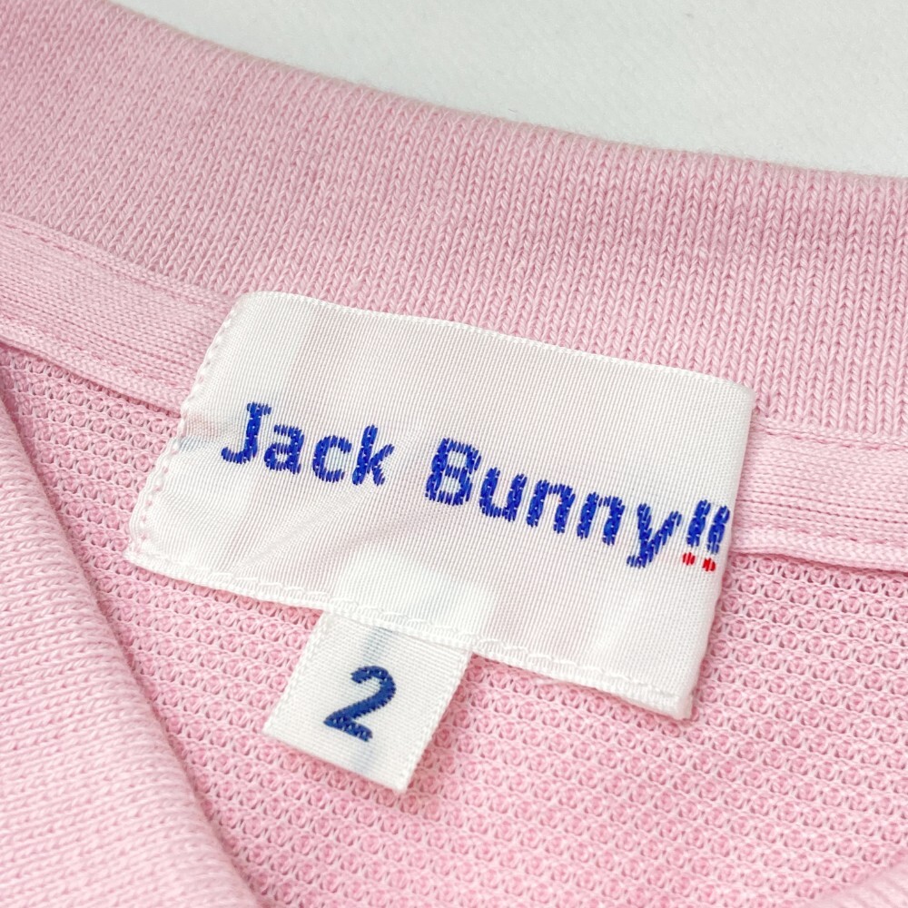 【1円】JACK BUNNY ジャックバニー 半袖ポロシャツ ピンク系 2 [240101084874] レディースの画像3