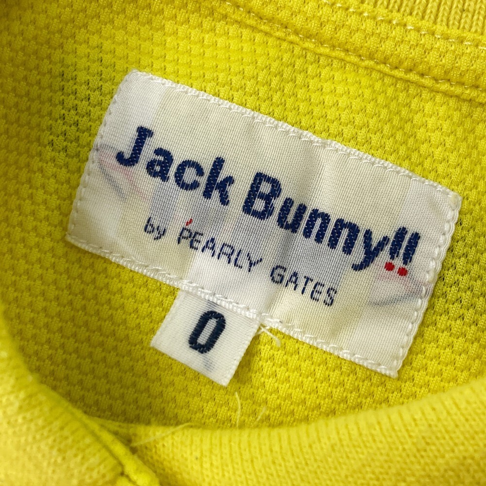 【1円】JACK BUNNY ジャックバニー 半袖ポロシャツ イエロー系 0 [240101103438] レディースの画像3