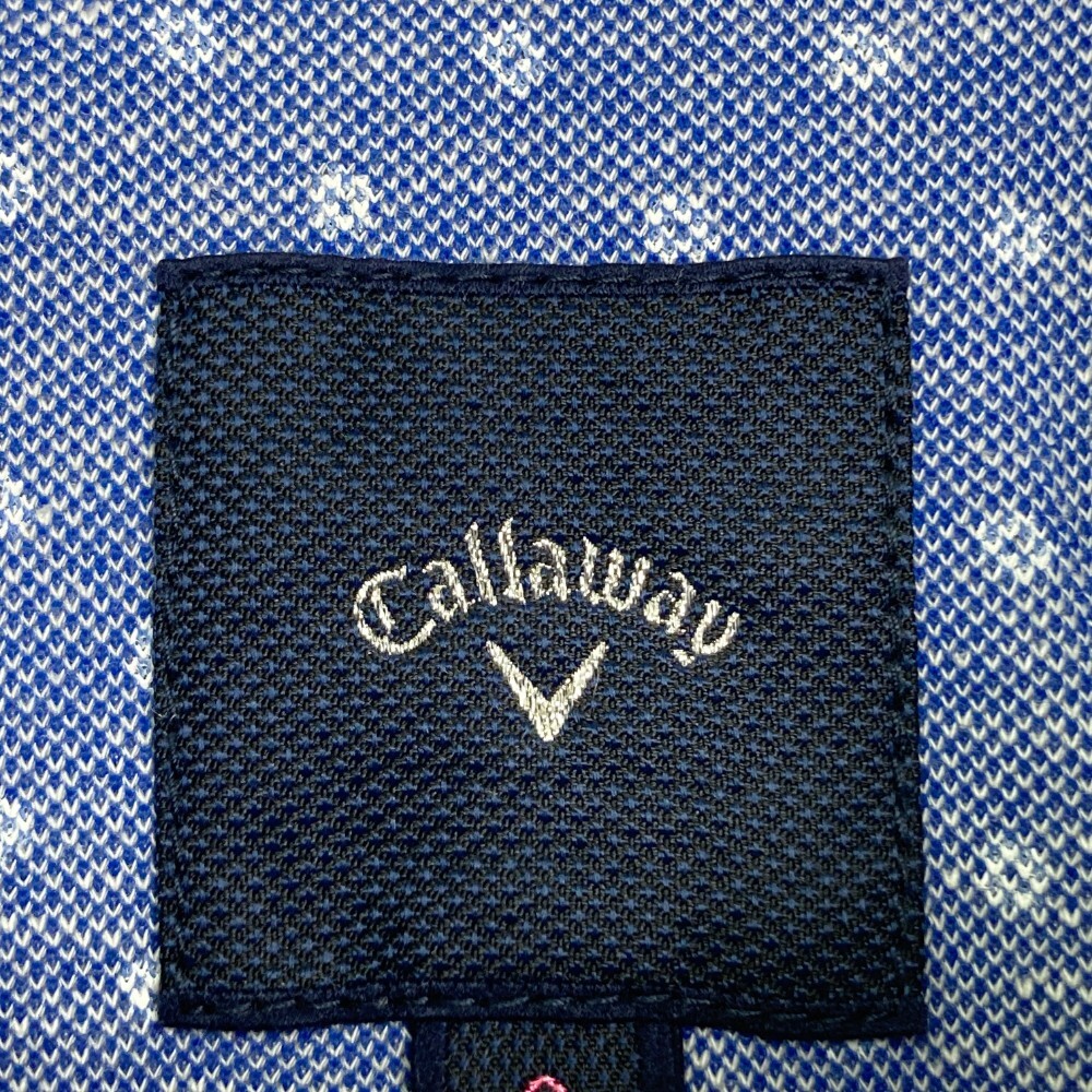 【1円】CALLAWAY キャロウェイ 半袖ポロシャツ ドット柄 ネイビー系 S [240101108834] レディースの画像4