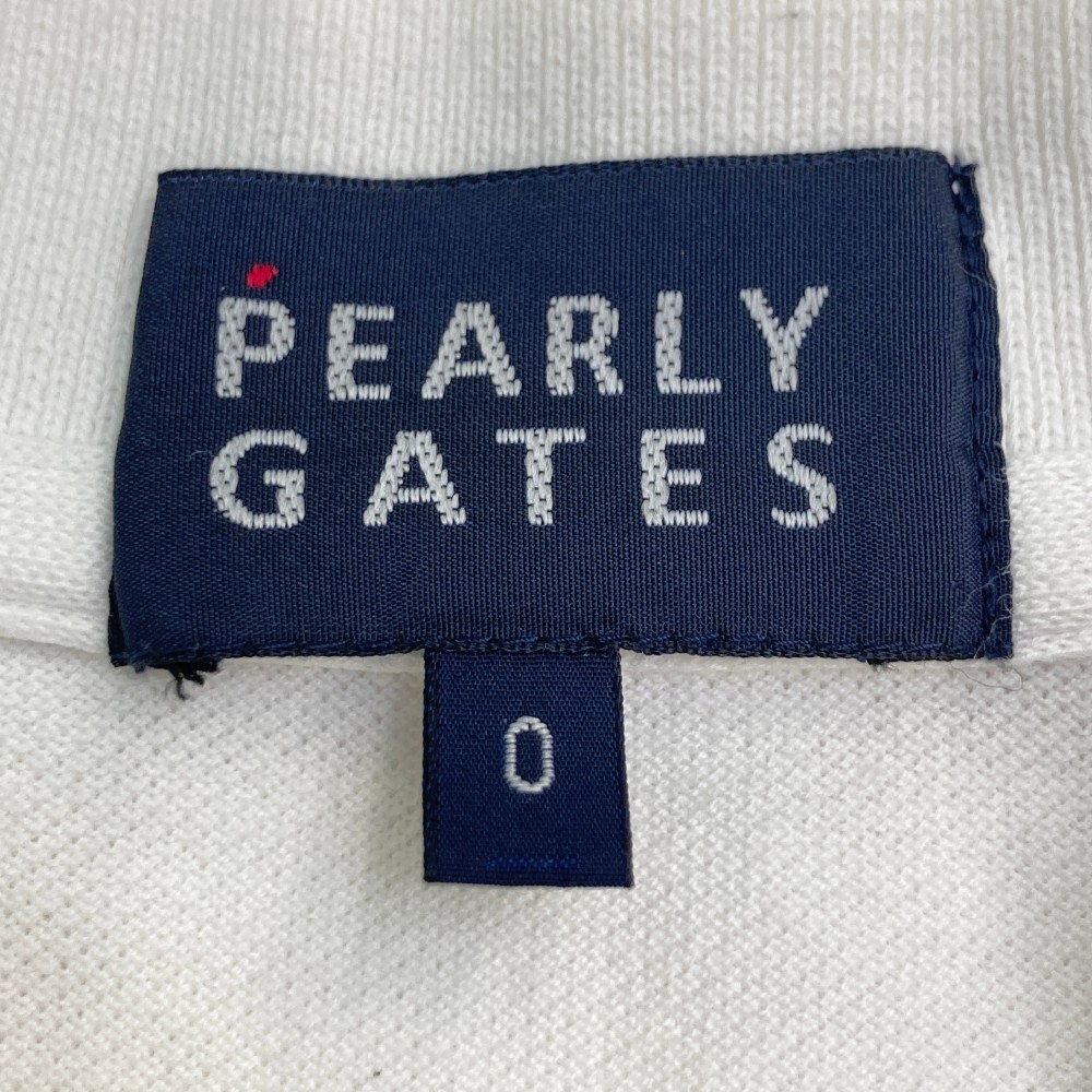 【1円】PEARLY GATES パーリーゲイツ 半袖ポロシャツ ホワイト系 0 [240101109412] レディース_画像5