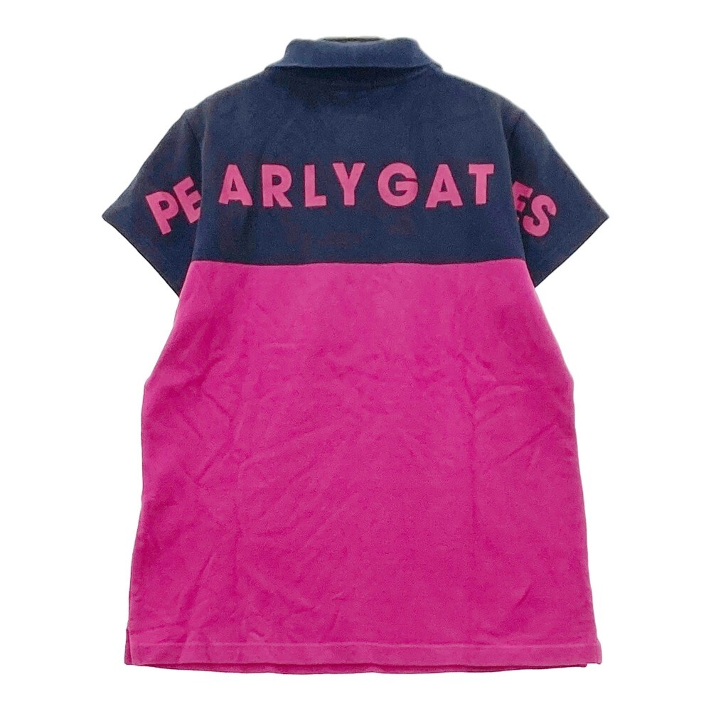 【1円】PEARLY GATES パーリーゲイツ 半袖 ポロシャツ ピンク系 2 [240101109929] レディースの画像2