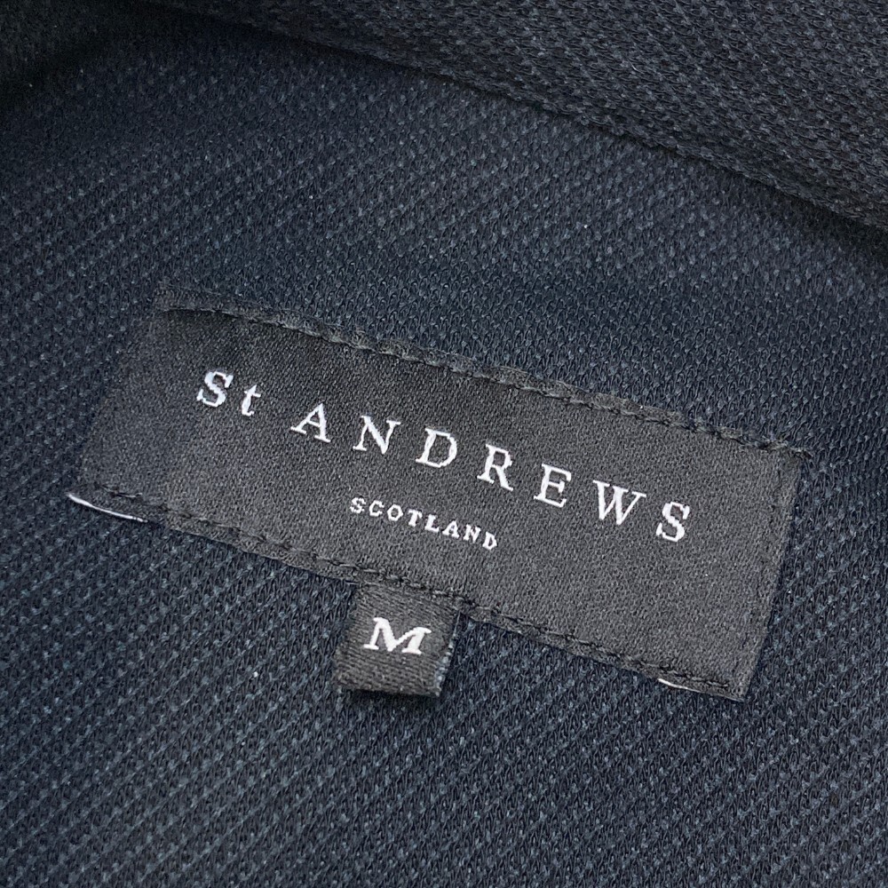 【1円】ST ANDREWS セントアンドリュース 2021年モデル 半袖ポロシャツ ブラック系 M [240101113890] レディースの画像3