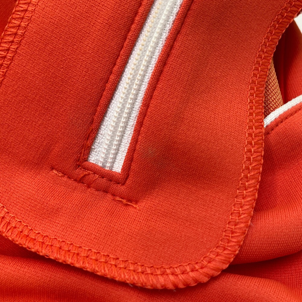 【1円】DESCENTE GOLF デサントゴルフ ハーフジップ 半袖Tシャツ オレンジ系 M [240101119956] レディースの画像6