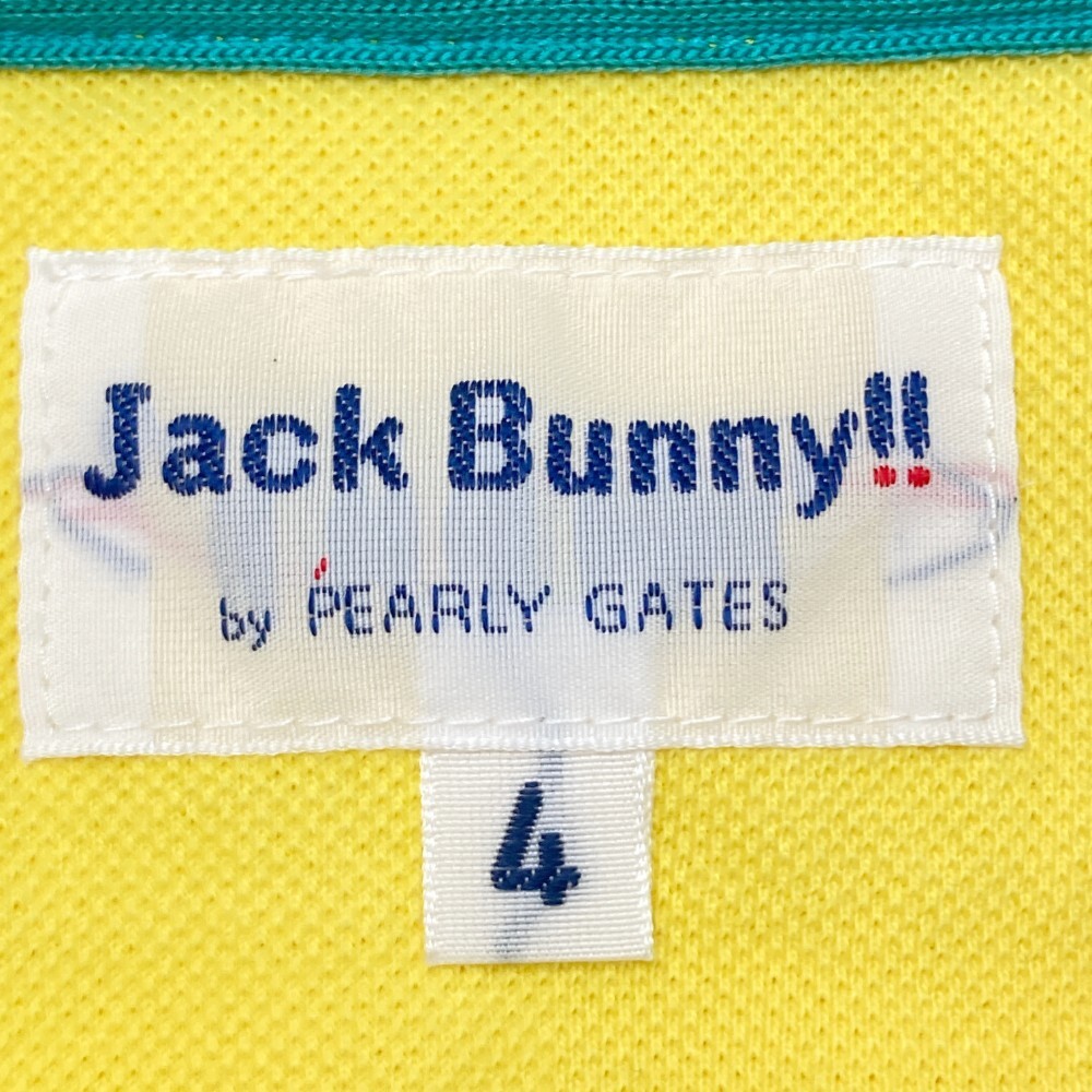 【1円】JACK BUNNY ジャックバニー 半袖ポロシャツ イエロー系 4 [240101124081] メンズの画像3