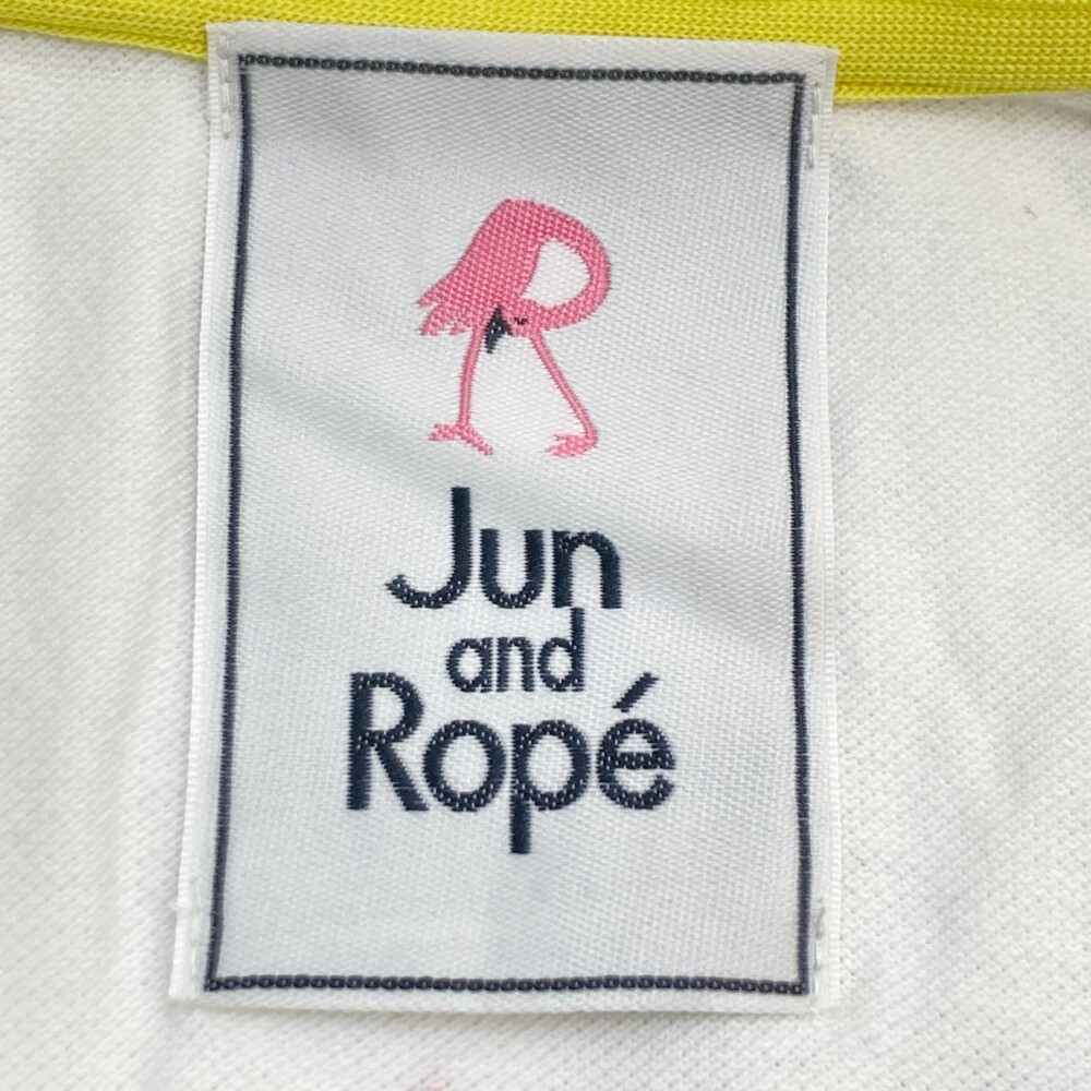 【1円】JUN&ROPE ジュン アンド ロペ 半袖 ポロシャツ ホワイト系 M [240101124245] レディースの画像6